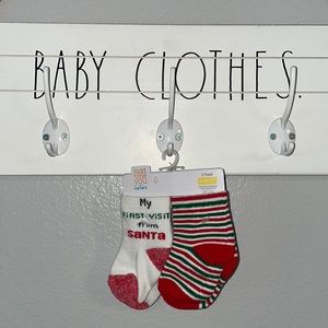 My First Visit from Santa 2 pack socks